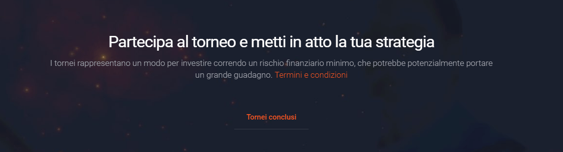 IQ Option tornei