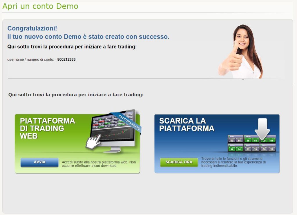 passo 3 conto demo avatrade