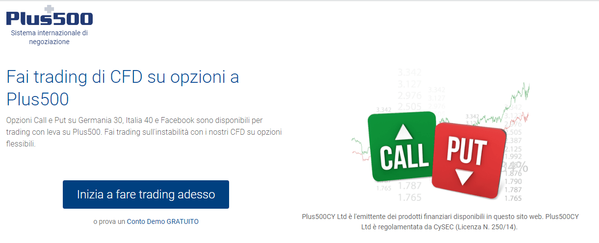 Plus500-opzioni