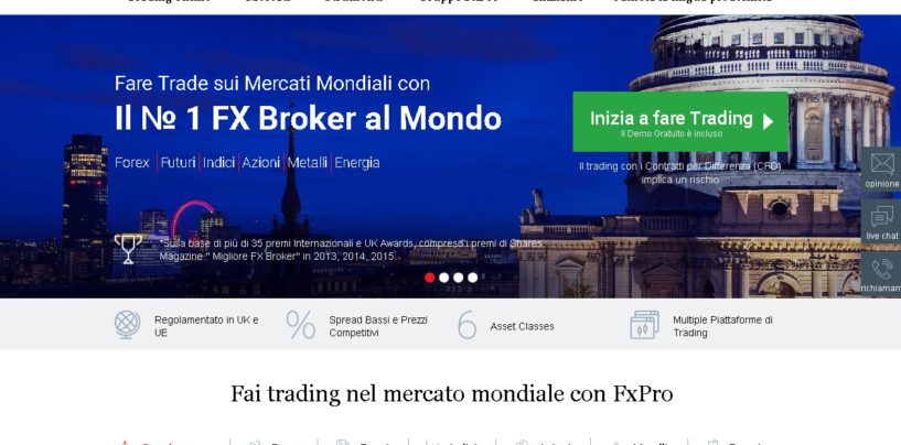 FxPro, recensioni, opinioni e guida completa al broker Forex FXPRO.it