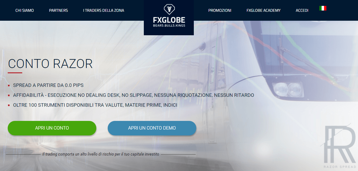 fxglobe-conto di trading razor