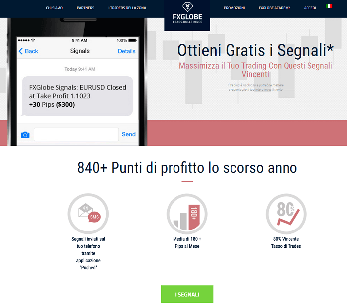 fxglobe-segnali di trading