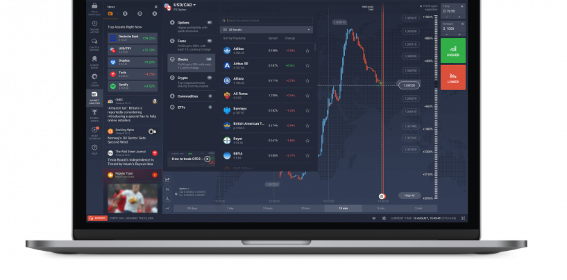 IQ Option: recensioni demo account e opinioni